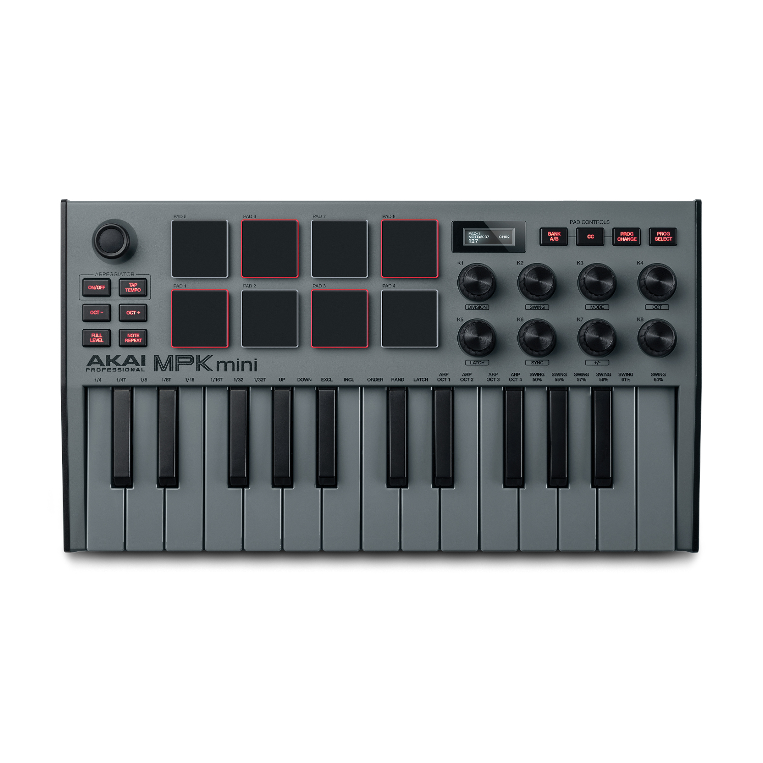 Akai MPK Mini MKIII Special Edition Gray Stuff